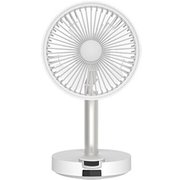 BARSET 4D FAN 多機能コードレス卓上扇風機&サーキュレーター ホワイト BFN301-W