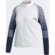 AD 20FW INS17 WH/NV FS6317 J/M [ファブリックミックス ストレッチ長袖ジャケット J/M ホワイト/カレッジネイビー]