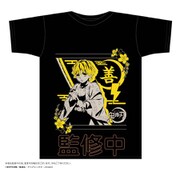 KY-03GBL 鬼滅の刃 ボトルTシャツ G柄 黒 我妻 善逸 L [キャラクターグッズ]