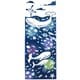 手ぬぐい クジラと魚たち TE-477