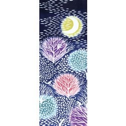 手ぬぐい 夜の森 TE-454