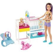 GFL38 Barbie（バービー） スキッパーのベビーシッター ベッドとバウンサーセット [ドール用アクセサリー 対象年齢：3歳～]