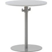 リフレッシュテーブルII バッグハンガー付き 径600 ホワイト RFRT2-600WH-BH