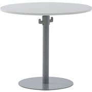 リフレッシュテーブルII バッグハンガー付き 径800 ホワイト RFRT2-800WH-BH