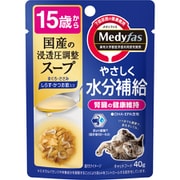 メディファス スープパウチ 15歳から しらす・かつお節入り [猫用 スープ 40g]