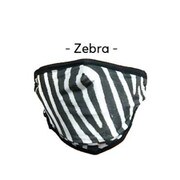 FYDELITY- Premium Protective Fabric Face Coverings： Zebra [マスク]