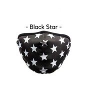FYDELITY- Premium Protective Fabric Face Coverings： Black Star [マスク]