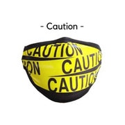 FYDELITY- Premium Protective Fabric Face Coverings： Caution [マスク]