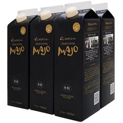 MAJOリキッドコーヒー無糖6本 1000ml×6本