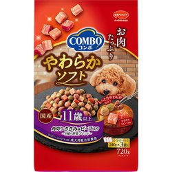 コンボ ドッグ やわらかソフト 11歳以上 角切りささみ・ビーフ 野菜ブレンド 720g