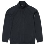 Outlast(R) SUREDRY(R) ∞  1/2 Zip Tee PHA52LS15 ブラック Lサイズ [アウトドア カットソー メンズ]