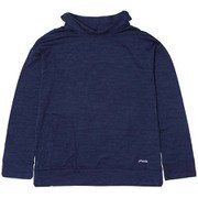 Roll Collar L/S PHA62LS73 ネイビー Lサイズ [アウトドア カットソー レディース]