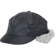 Puffer Flap Cap PHA68HW67 ブラック Mサイズ [アウトドア キャップ]