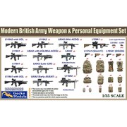 GEC35GM0026 現用イギリス軍 小火器と 個人装備セット [1/35スケール プラモデル]