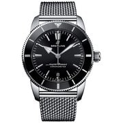 スーパーオーシャンヘリテ-ジB20 SS ブレス 44mm ブラック 並行輸入品 2年保証 AB2030121B1A1