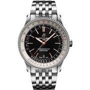 ナビタイマーオートマチック41 SS ブレス 41mm ブラック 並行輸入品 2年保証 A17326211B1A1