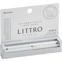 ロールふせん LITTRO（リトロ） PATTERN グレイッシュ LT-1002