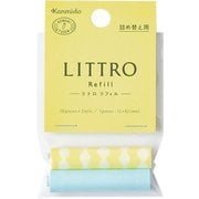 ロールふせん LITTRO(リトロ) 専用リフィル PATTERN フルーティー LT-9104