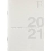 F.O.B COOP 2021年 ダイアリーノート A5 マンスリー ホワイト PBF48W21