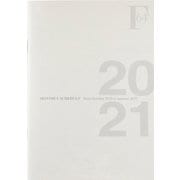 F.O.B COOP 2021年 ダイアリーノート A6 マンスリー ホワイト PBF55W21