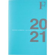 F.O.B COOP 2021年 ダイアリーノート A6 マンスリー ライトブルー PBF55LB21