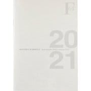 F.O.B COOP 2021年 ダイアリーノート B6 マンスリー ホワイト PBF75W21