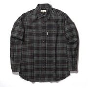 TSテンダーチェックシャツ TS Tender Check Shirt 5112085 ブラック XLサイズ [アウトドア シャツ メンズ]