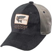 コーデュロイトゥルートゥーネイチャーキャップ Corduroy True to nature Cap 5422003 ブラック [アウトドア キャップ]
