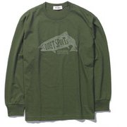 fish L/S Tシャツ fish L/S T-shirt 6115044 オリーブ XLサイズ [アウトドア カットソー メンズ]