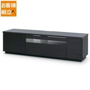 ボックステレビ台 アッパータイプ ブラック BTS-GD150UK