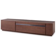 ボックステレビ台 アッパータイプ ガラス扉付き 170サイズ ウォールナット BTS-GD170UF