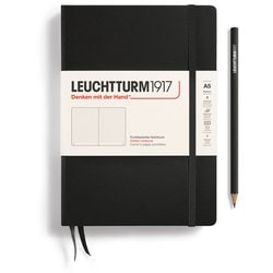 ハードカバー ミディアム A5 ドット ブラック 329398