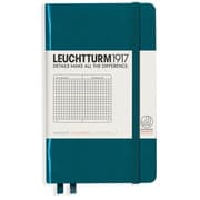 ノート ポケット A6 方眼 パシフィックグリーン 359701