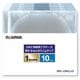 Ri-JAPAN ブルーレイディスク/DVD/CD用ケース 1枚収納 10枚組 クリア DPC-105CL10