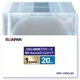 Ri-JAPAN ブルーレイディスク/DVD/CD用ケース 1枚収納 20枚組 クリア DPC-105CL20