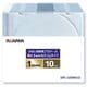 Ri-JAPAN ブルーレイディスク/DVD/CD用ケース 1枚収納 10枚組 ホワイト（蓋：透明） DPC-105WH10