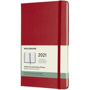 ウィークリー ホリゾンタルダイアリー プランナー ハード ラージ Sレッド DHF212WH3Y21