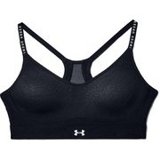 UA インフィニティ ロー Infinity Low Bra 1351985 Black/White(001) XLサイズ [機能性スポーツウェア アンダーウェア レディース]