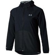 UAストレッチウーブン ソリッドジャケット UA Stretch Woven Solid Jacket 1357533 001_Black SMサイズ [フィットネス ジャケット レディース]