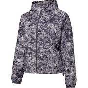 UAメッシュ ライナー プリント フルジップ ジャケット UA Mesh Liner Printed FZ Jacket 1357888 505_Slate Purple SMサイズ [フィットネス ジャケット レディース]