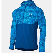 UAライトウエイト メンズ プリント フーディー UA Light Weight M Printed Hoody 1357890 581_Graphite Blue XLサイズ [アウトドア ジャケット メンズ]