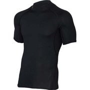 ヒートギア HEAT GEAR UA HG ARMOUR MOCK SS 1358576 BLK/GPH MDサイズ [コンディショニングウェア シャツ メンズ]