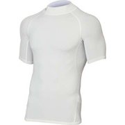 ヒートギア HEAT GEAR UA HG ARMOUR MOCK SS 1358576 WHT/GPH XXLサイズ [コンディショニングウェア シャツ メンズ]