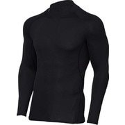 ヒートギア HEAT GEAR UA HG ARMOUR MOCK LS 1358577 BLK/GPH MDサイズ [コンディショニングウェア シャツ メンズ]