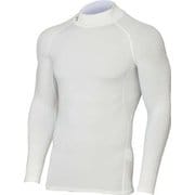 ヒートギア HEAT GEAR UA HG ARMOUR MOCK LS 1358577 WHT/GPH XXLサイズ [コンディショニングウェア シャツ メンズ]
