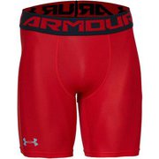 ヒートギア HEAT GEAR UA ヒートギアアーマー コンプレッション ショーツ HG ARMOUR 2.0 COMP SHORT 1358578 Red/Steel (600) XLサイズ [コンディショニングウェア パンツ メンズ]