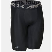ヒートギア HEAT GEAR UA HG ARMOUR 2.0 LONG SHORT 1358579 BLK/GPH XXLサイズ [コンディショニングウェア パンツ メンズ]