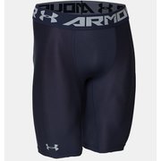 ヒートギア HEAT GEAR UA HG ARMOUR 2.0 LONG SHORT 1358579 MDN/STL XXLサイズ [コンディショニングウェア パンツ メンズ]