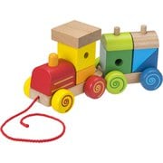 木製玩具 K-10 MOCCO（モッコ） ブロックトレイン
