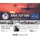 卓上 ANA 737-500 スーパードルフィン退役記念カレンダー